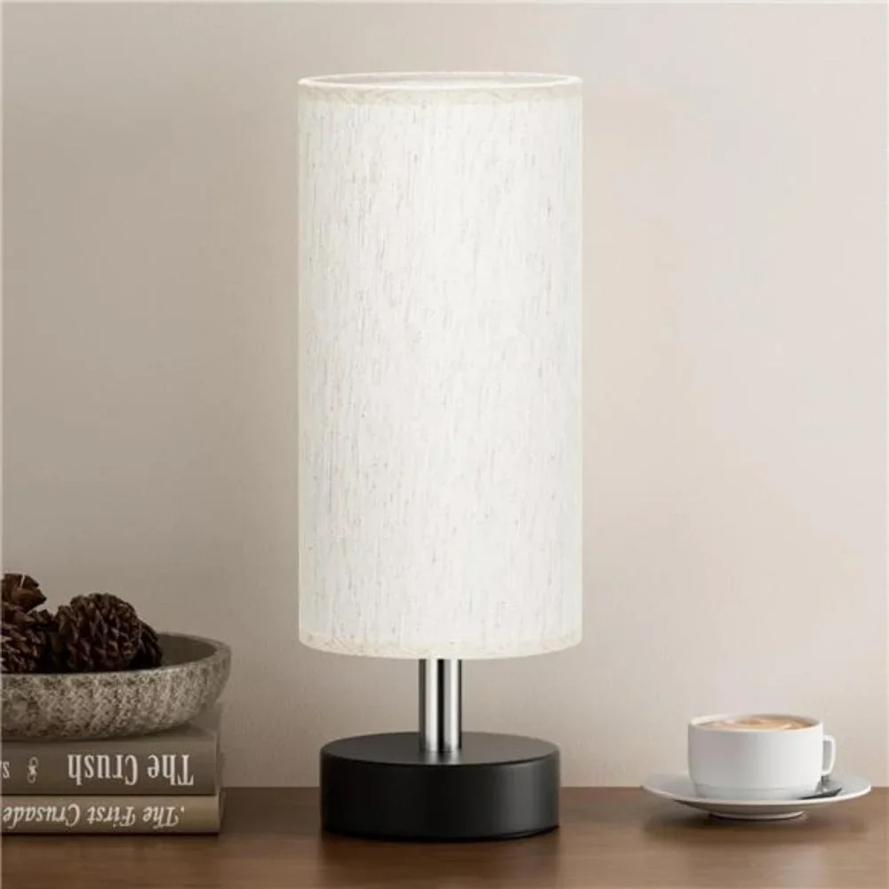 Small Table Lamp for Bedroom Nightstand Minimalist Desk Lamp for Living Room
